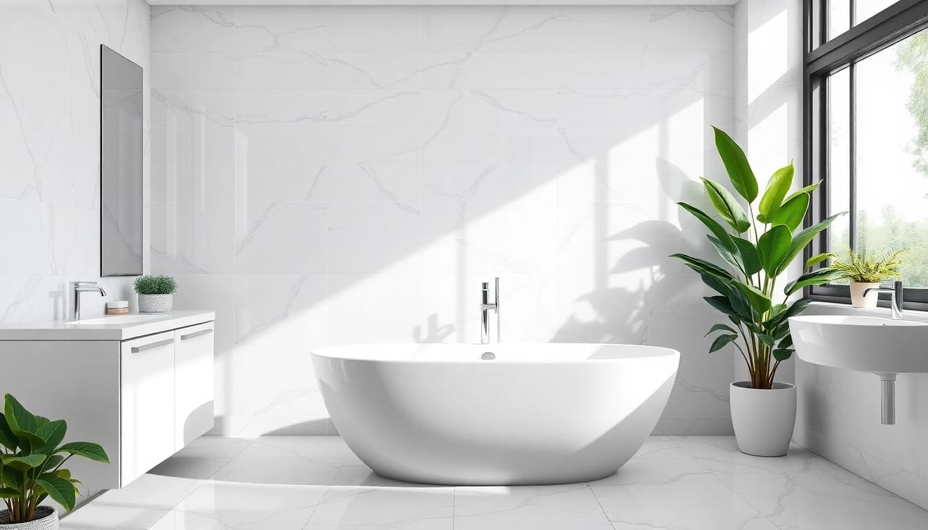 Sonni sanitär installations in a stylish, modern bathroom setup, highlighting quality and design.