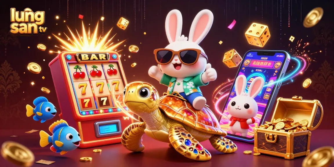 Experience gaming excitement with lương sơn tv, featuring a dynamic jackpot explosion and vibrant characters.