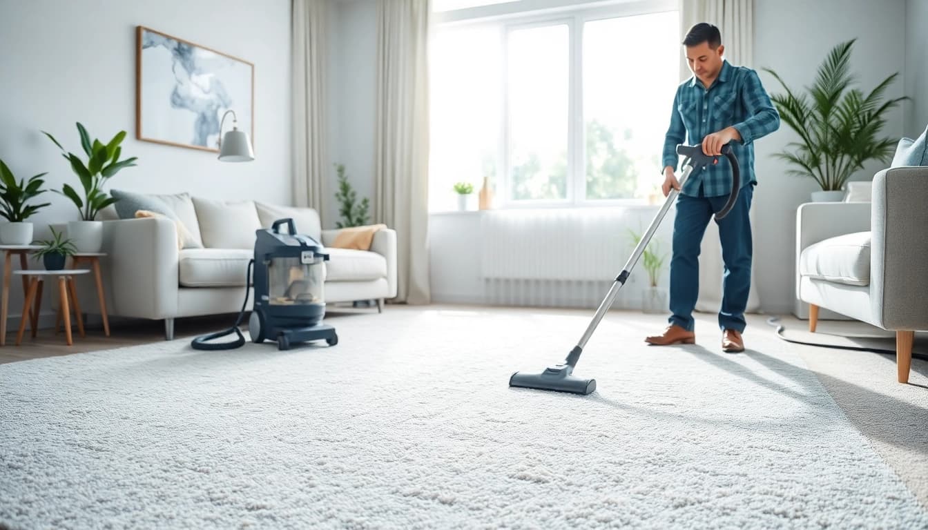 Experience top-notch Carpet cleaning services in Glasgow with professional technicians reviving your carpets.