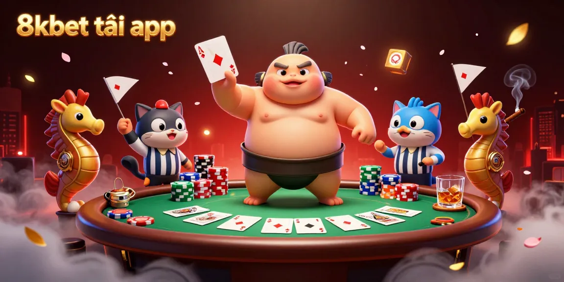 Engage in thrilling games with the 8xbet tải app featuring a vibrant underwater poker scene.