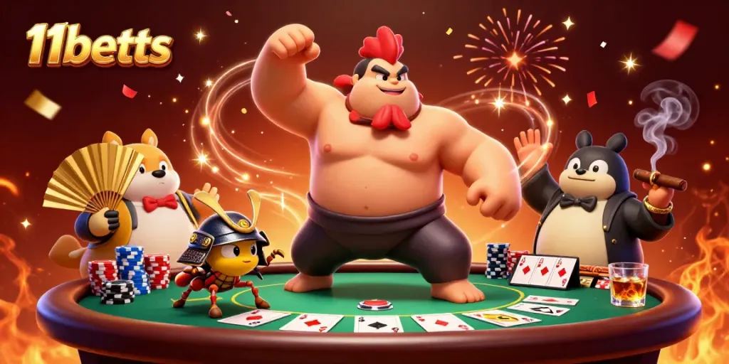 Experience thrilling gameplay at 11betts featuring dynamic poker action and vibrant casino elements.