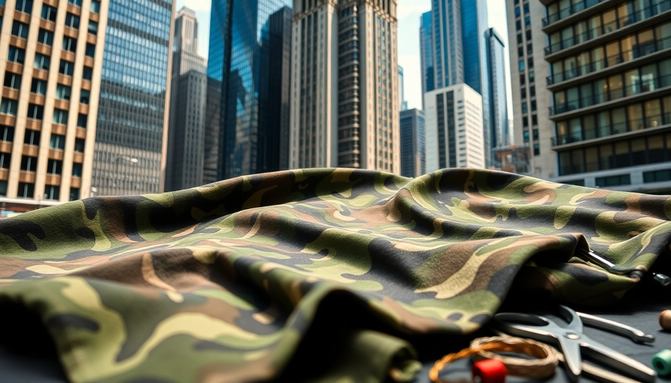 Creëren met camouflage print stoffen: stijlen en toepassingen