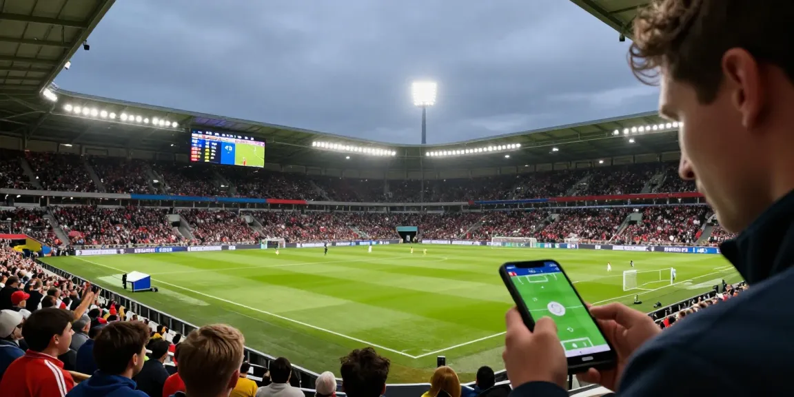 CabongTv watch live football today with sports betting predictions and match odds displayed in a vibrant stadium scene.